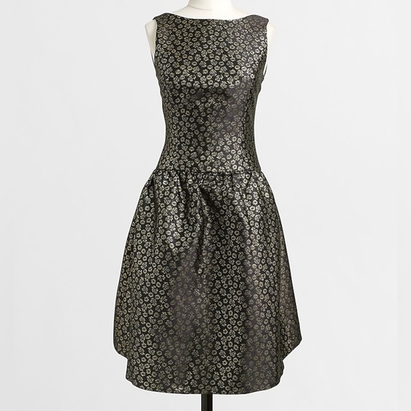 J Crew Elegant Navy Blue Dress - Picture 3 of 8